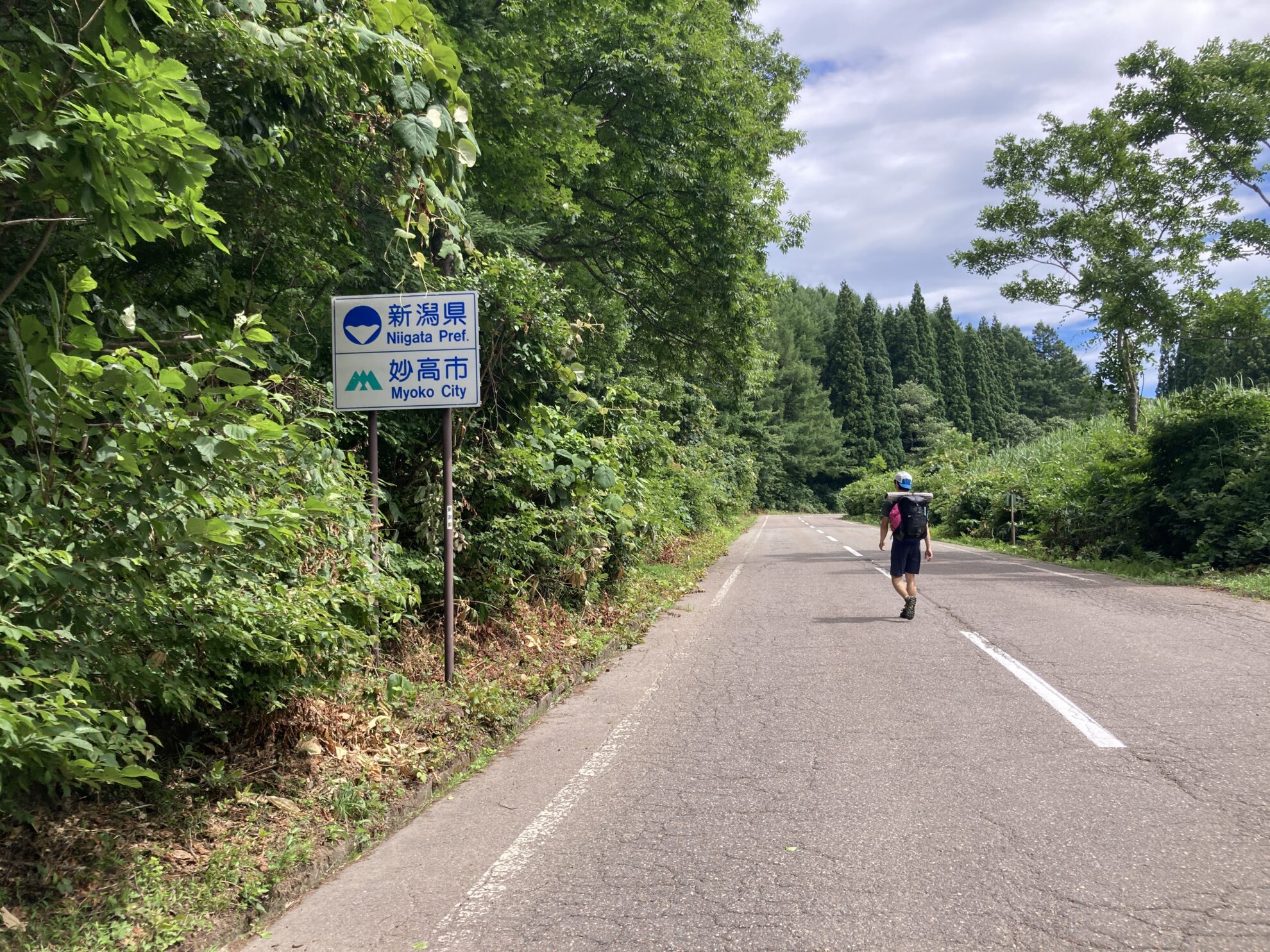 信越トレイル新潟県境
