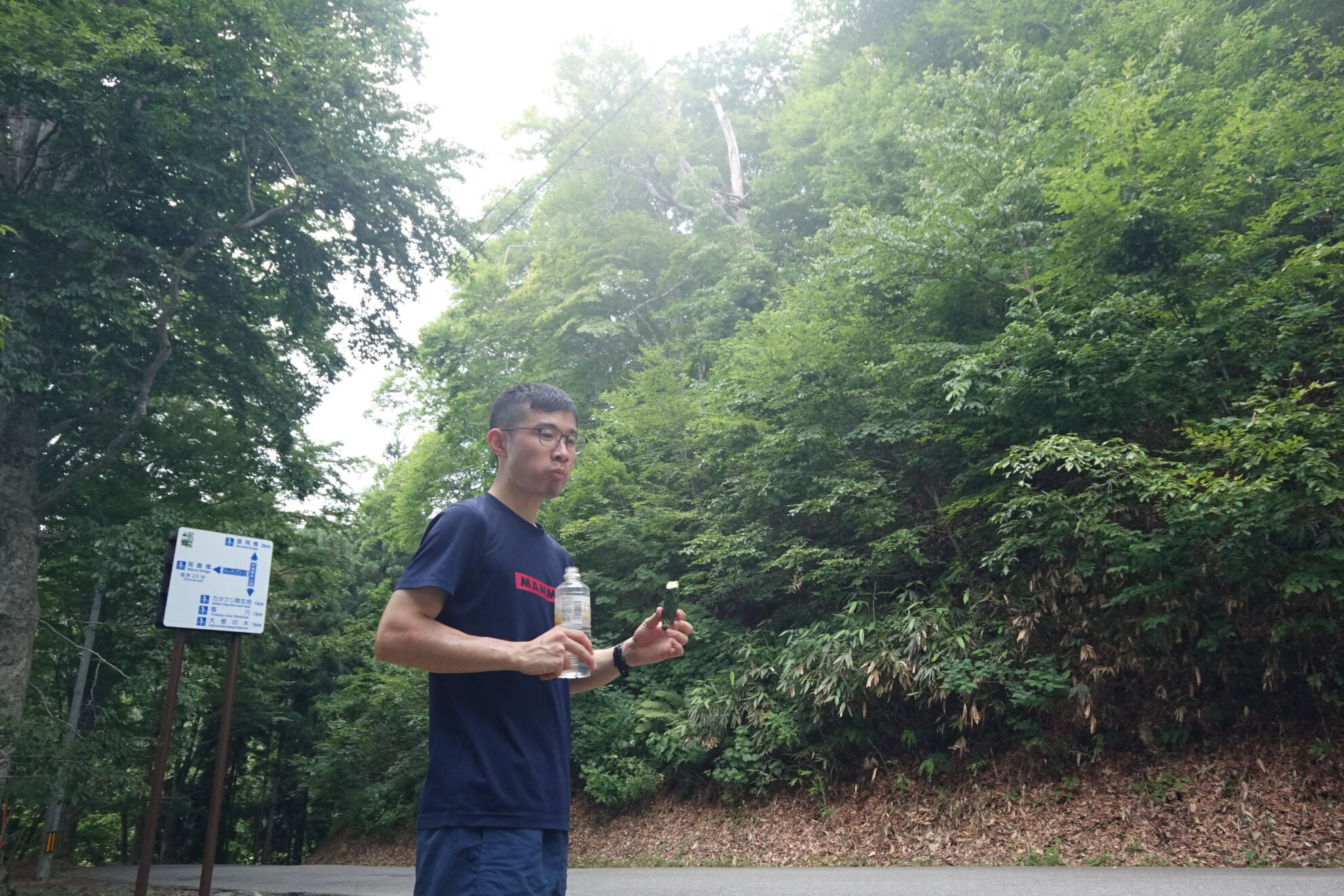 信越トレイルきゅうり補給
