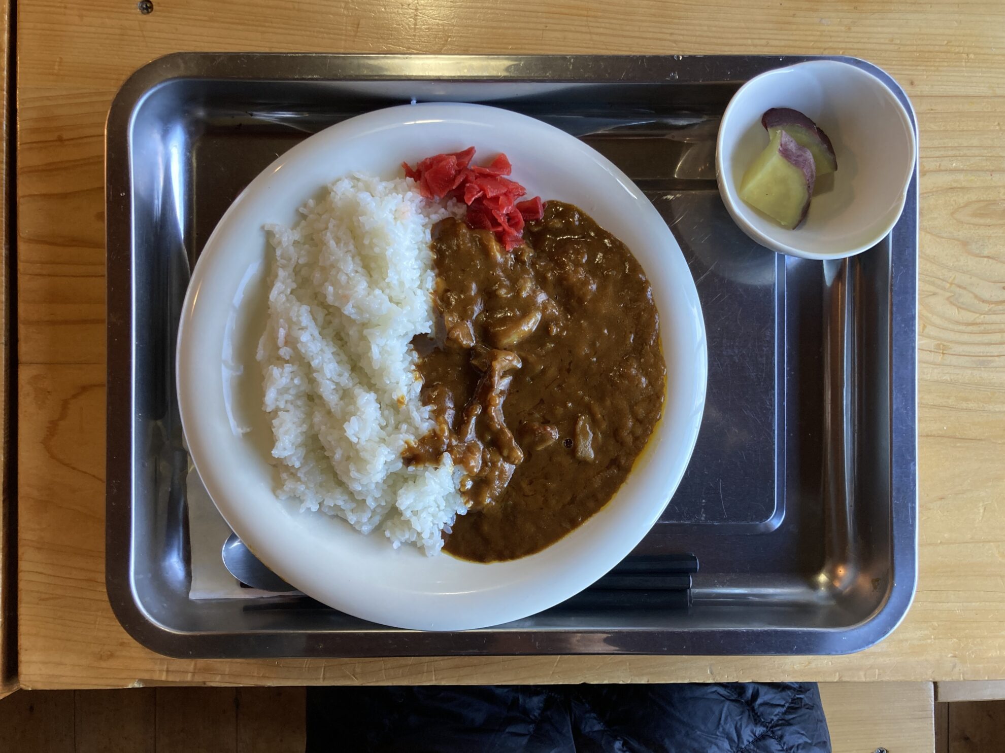 南アルプス大縦走茶臼小屋カレー!