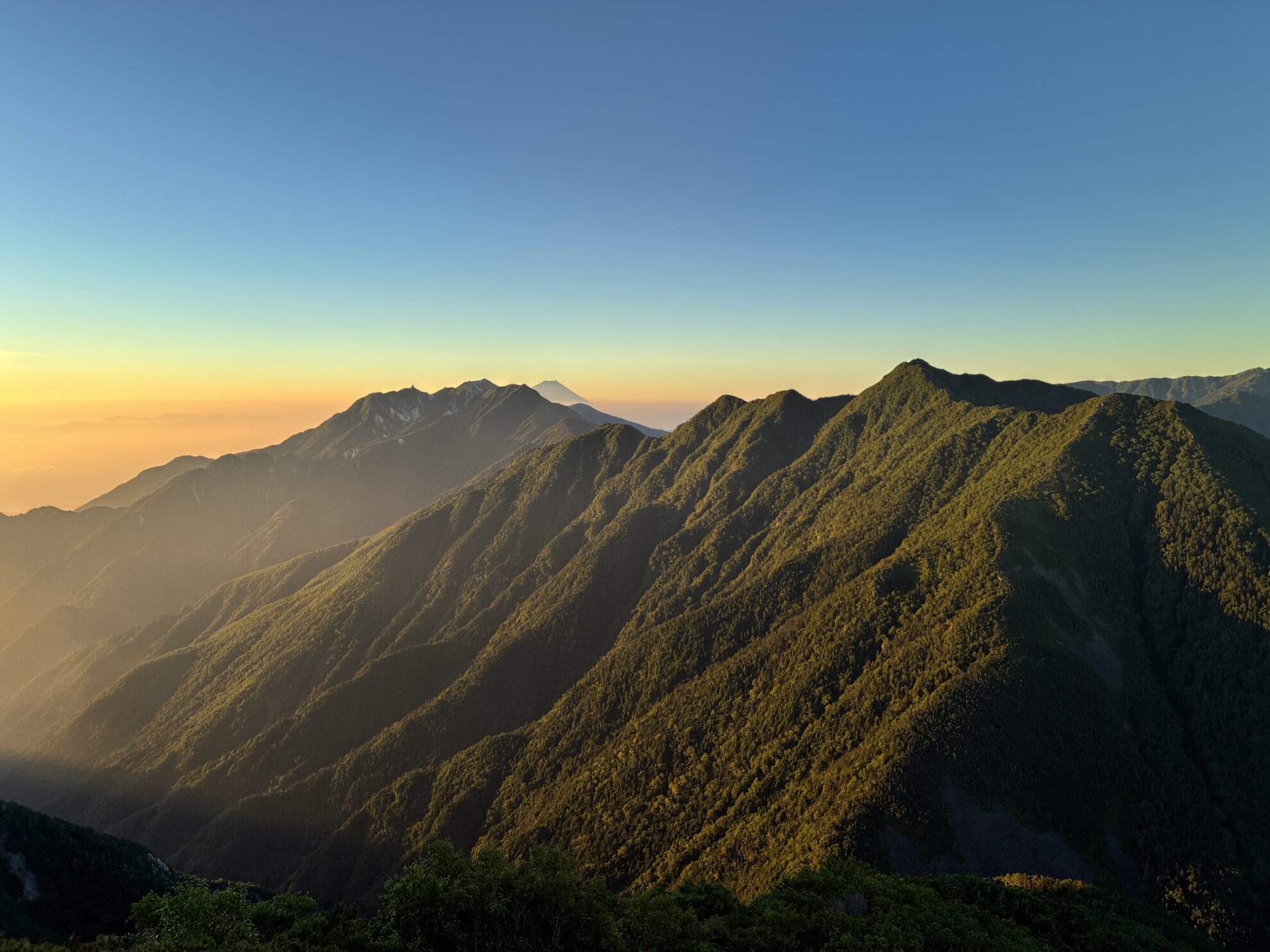 続南ア早川尾根と鳳凰三山